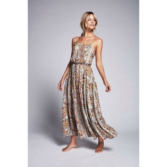 Free People Dresses & Skirts - Free People Valerie Maxi Dress - Spring Garden